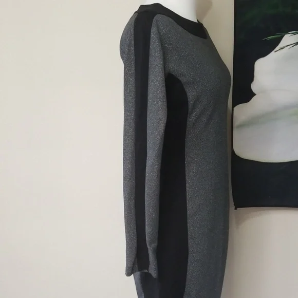 BCBGMaxazria Sage Boatneck Long Sleeve Dress - Picture 3 of 7